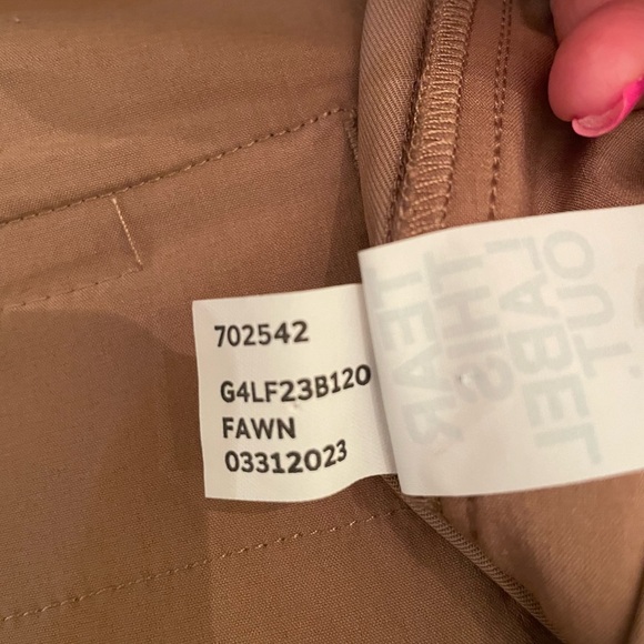 NWT - G/Fore Ladies Golf Pants/Trousers with Tonal Side Stripe - Fawn, Size 0 - Picture 15 of 16